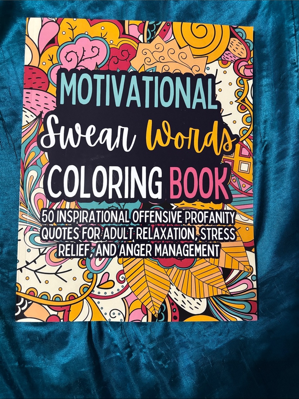 Motivational Swear Words Coloring Book - Multicolor